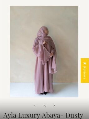 Abaya - Dusty Rose Women's Modest Dress